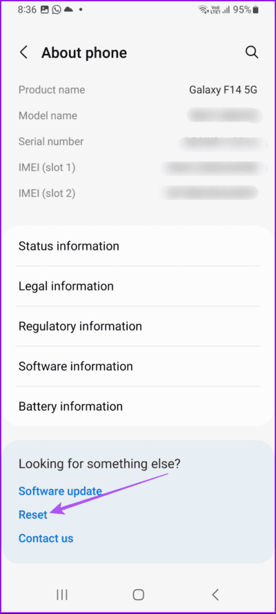 reset-samsung-692x1536-1 أفضل 6 إصلاحات لعدم تحديث الموقع في تطبيق الطقس على هواتف Samsung Galaxy