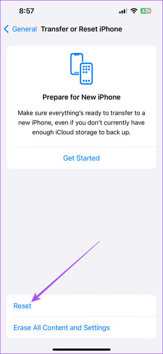 reset-settings-iphone-1-473x1024-1 أفضل 7 إصلاحات لعدم عمل ميزة Picture-in-Picture في Facebook Messenger