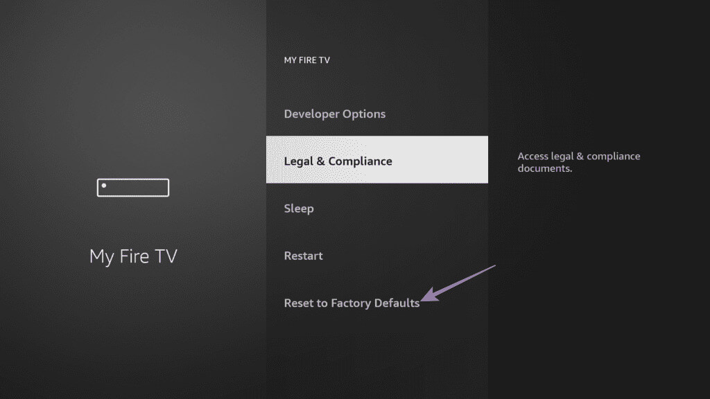 reset-to-factory-defaults-my-fire-tv-1-1024x576-1 أفضل 5 إصلاحات لعدم إمكانية حذف التطبيقات على Amazon Fire TV Stick