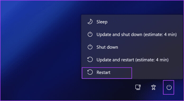 restart-pc-696x385-1 أفضل 8 طرق لإصلاح خطأ DISM 50 في Windows 10 و11