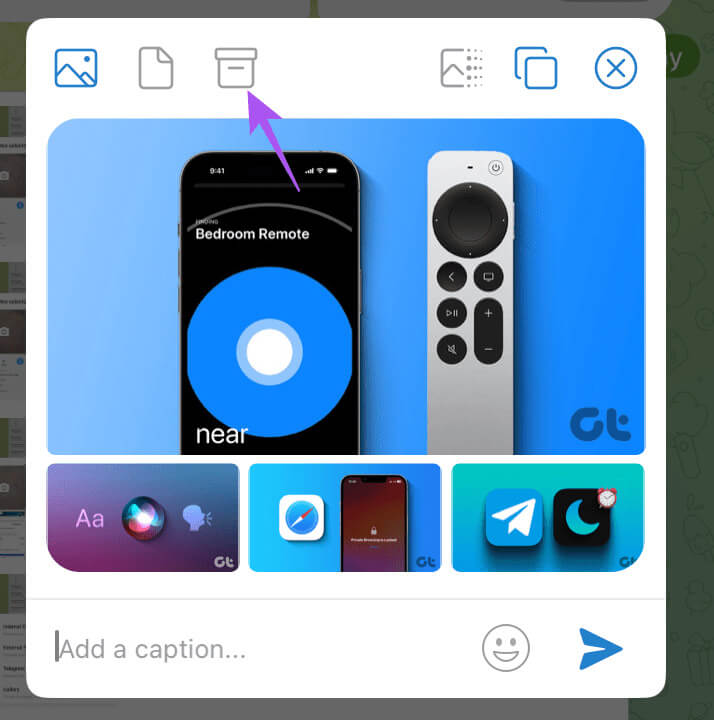 send-files-as-ZIP-on-telegram-mac كيفية إرسال صور ومقاطع فيديو عالية الجودة على Telegram على الهاتف المحمول وسطح المكتب