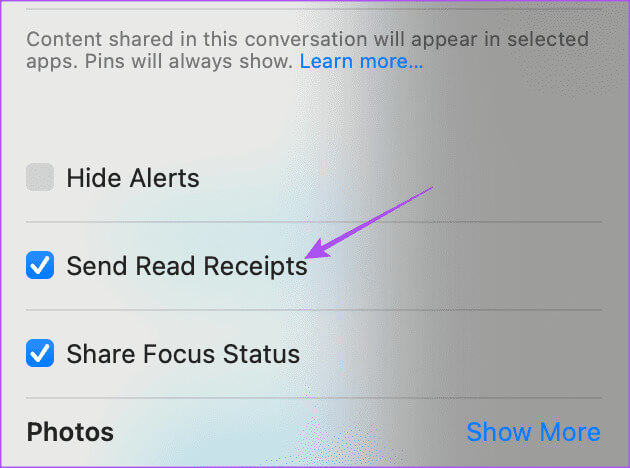 send-read-receipts-disable-mac-imessage كيفية تعطيل إيصالات القراءة لـ iMessage على iPhone وiPad وMac