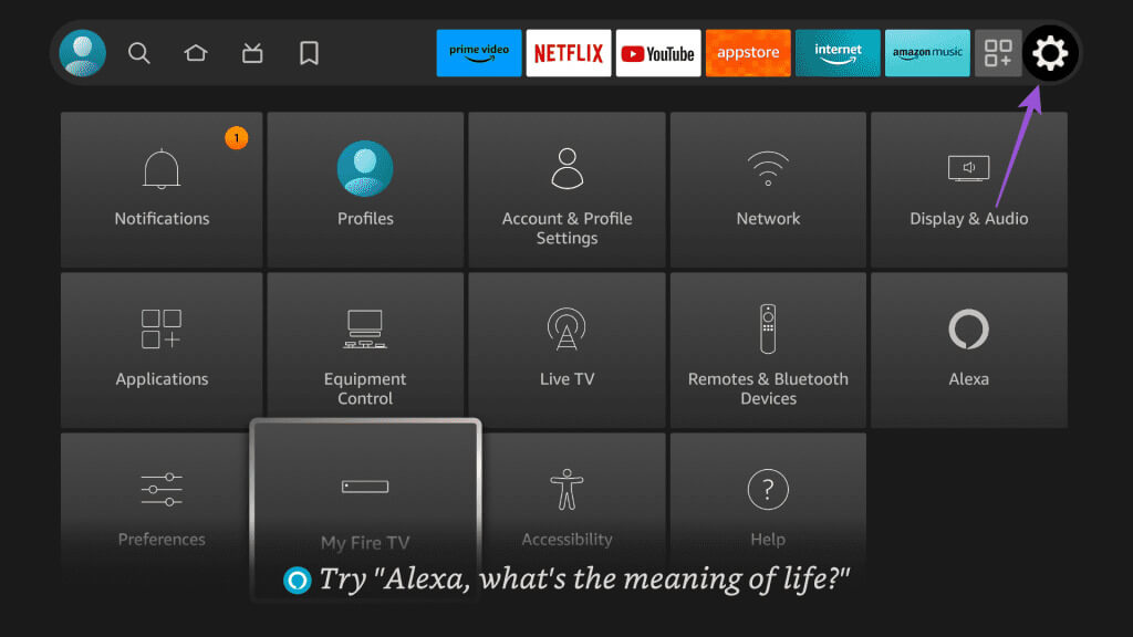 settings-fire-tv-1024x576-1 أفضل 5 إصلاحات لعدم إمكانية حذف التطبيقات على Amazon Fire TV Stick