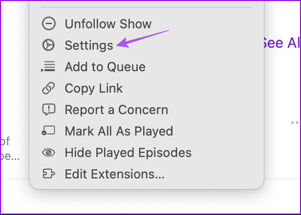 settings-podcasts-mac-1 أفضل 5 إصلاحات لعدم عمل إشعارات تطبيق Podcast على iPhone وiPad وMac