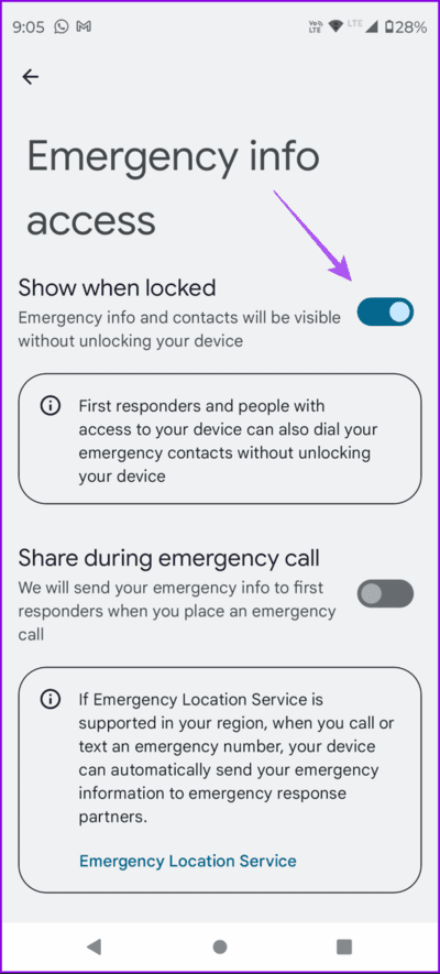 show-medical-info-when-locked-android-694x1536-1 كيفية إضافة وإدارة المعلومات الطبية على هواتف Samsung Galaxy