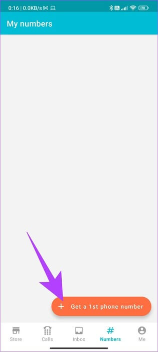 tap-get-a-1st-phone-number-692x1536-1 كيفية إرسال رسالة نصية مجهولة المصدر: أفضل التطبيقات والمزيد