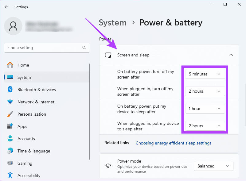 timeout-duration أفضل 6 إصلاحات لعدم عمل مهلة شاشة القفل على Windows 11