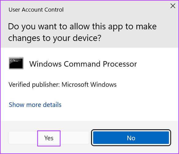 uac-window-1 أفضل 10 طرق لإصلاح خطأ "فشل بدء تشغيل برنامج تشغيل العرض" في Windows 10 و11