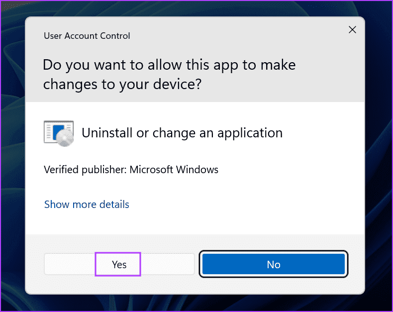 uac-windows-control-panel أفضل 7 إصلاحات لخطأ "توقف المضيف الأصلي عن العمل" في Windows 11
