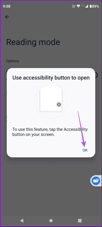 use-button-for-reading-mode-android-694x1536-1 كيفية استخدام تطبيق Reading Mode على Android