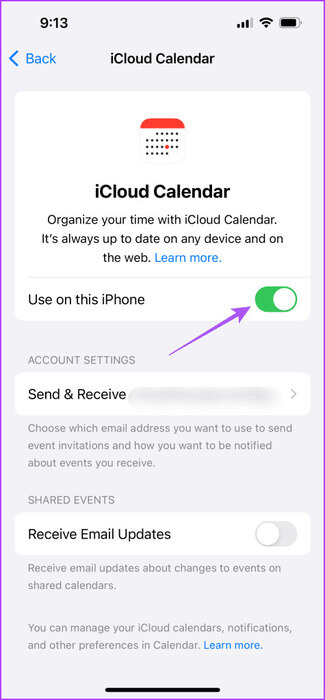 use-on-this-iphone-icloud-calendar-iPhone-475x1024-1 أفضل 6 إصلاحات لعدم ظهور أعياد الميلاد في تطبيق التقويم على iPhone