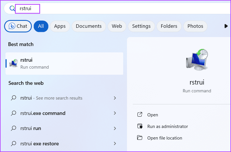 use-system-restore-14 أهم 7 إصلاحات لـ "حدث خطأ أثناء تحميل مستكشف الأخطاء ومصلحها" في Windows 11