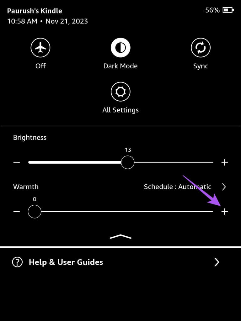 use-warm-light-in-night-mode-kindle-768x1024-1 كيفية استخدام الضوء الدافئ على جهاز Amazon Kindle