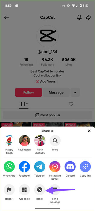 what-happens-when-you-block-someone-on-TikTok-7-461x1024-1 ماذا يحدث عندما تقوم بحظر شخص ما على TikTok