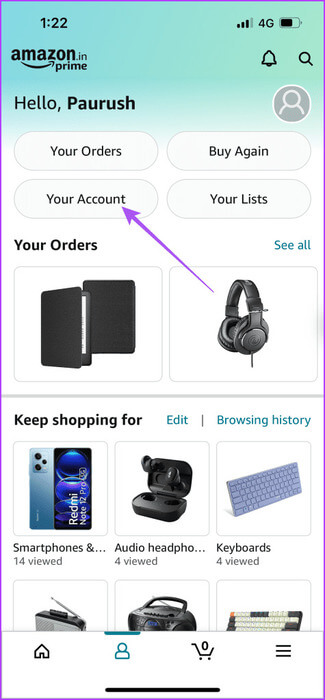 your-account-amazon-app-475x1024-1 أفضل 4 إصلاحات لعدم مزامنة كتب Kindle بين الأجهزة