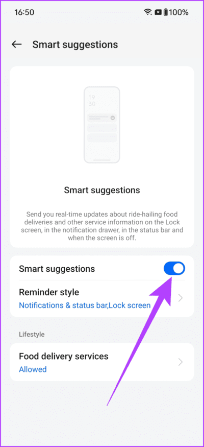 1.1-Enable-Smart-Suggestions-702x1536-1 أفضل 12 نصيحة وحيل وإعدادات لـ OnePlus 12 يجب أن تعرفها