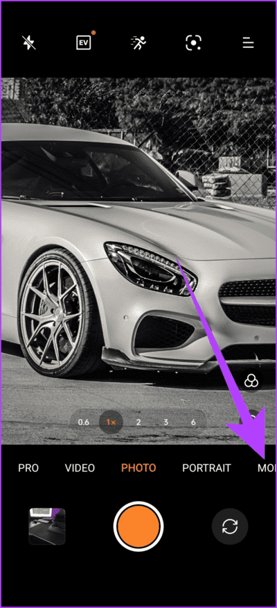 1.1-simply-open-the-camera-app-and-swipe-on-the-modes-bar-till-you-reach-More-702x1536-1 أفضل 7 نصائح وحيل لكاميرا OnePlus 12