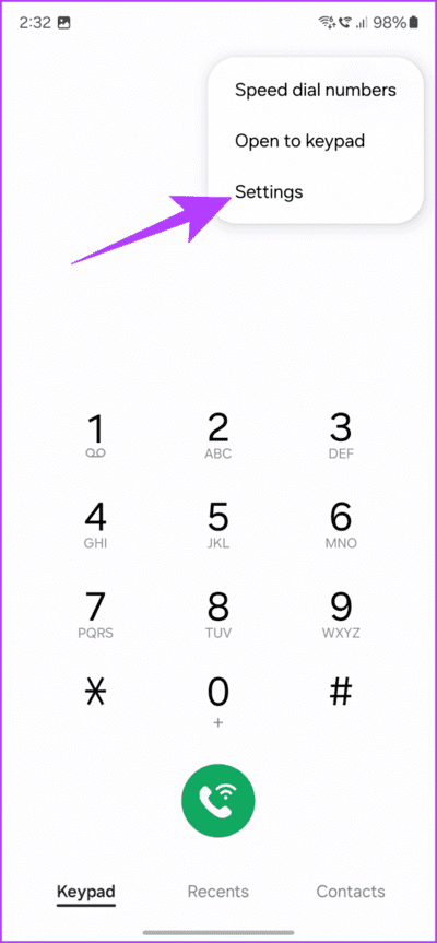 1.2-Here-select-Settings-712x1536-1 11 من أفضل النصائح والحيل لجهاز Samsung Galaxy S24