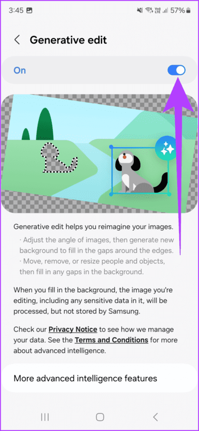 1.4-enable-the-toggle-for-Generative-Edit-712x1536-1 كيفية استخدام التحرير التوليدي على Samsung Galaxy S24