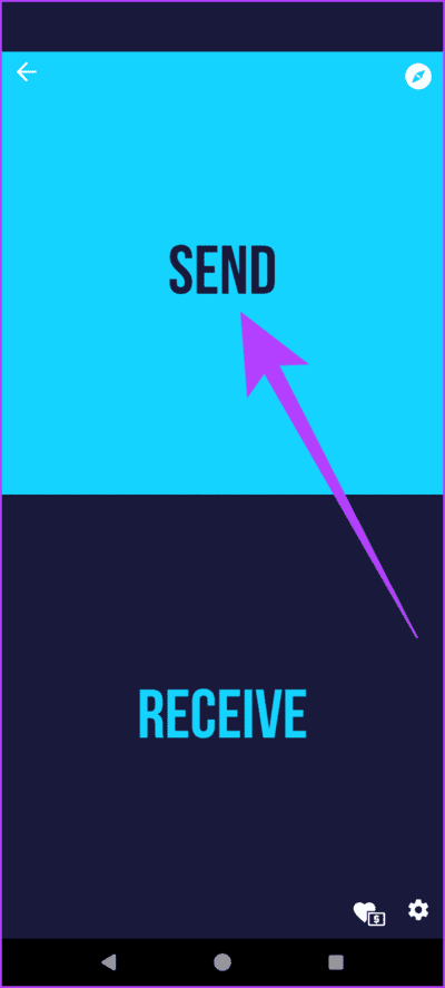 1.4-launch-the-app-on-your-Android-smartphone.-Here-tap-on-Send-693x1536-1 كيفية التحميل الجانبي للتطبيقات (APKs) على Google TV أو Android TV