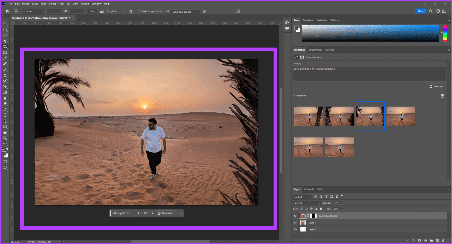 10.-it-will-also-factor-in-your-prompts-to-create-a-picture-that-matches-your-interests-Extend-Images-or-Background-in-Adobe-Photoshop-1536x830-1 3 طرق لتوسيع الصور (أو الخلفية) في Adobe Photoshop
