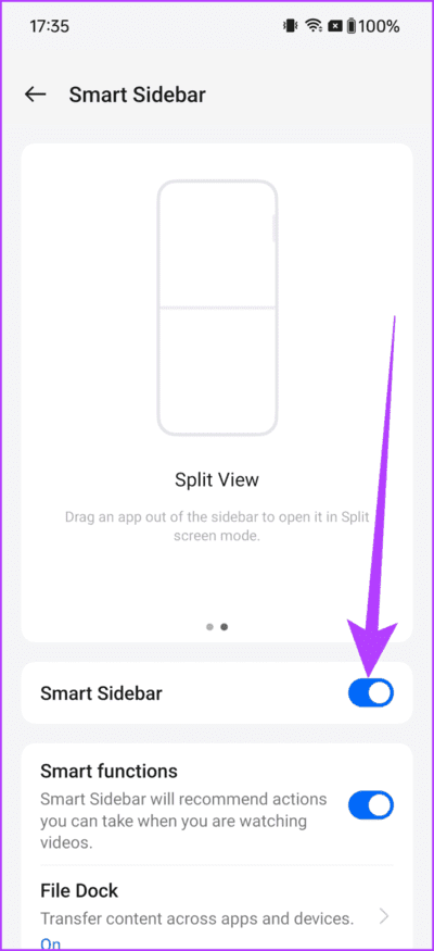 10.1-Settings-Special-features-Smart-Sidebar-and-enable-the-toggle-as-shown-702x1536-1 أفضل 12 نصيحة وحيل وإعدادات لـ OnePlus 12 يجب أن تعرفها