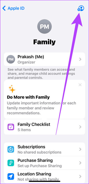 2.5-simply-re-invite-them-by-tapping-on-the-invite-icon-494x1024-1 6 طرق لإصلاح عدم عمل Apple Music Family Sharing على iPhone
