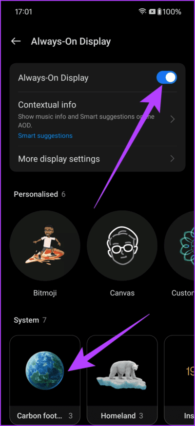 3.1-enable-the-toggle-for-Always-On-Display-702x1536-1 أفضل 12 نصيحة وحيل وإعدادات لـ OnePlus 12 يجب أن تعرفها