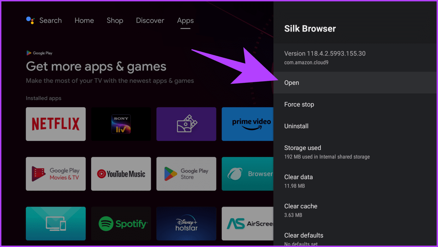 3.4-inside-the-app-settings-click-on-Open-1536x868-1 كيفية التحميل الجانبي للتطبيقات (APKs) على Google TV أو Android TV