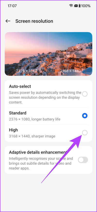 4.1-Settings-Display-brightness-Screen-resolution-702x1536-1 أفضل 12 نصيحة وحيل وإعدادات لـ OnePlus 12 يجب أن تعرفها