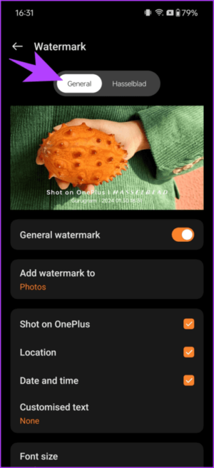 4.2-you-can-choose-from-either-General-or-Hasselblad-702x1536-1-e1708014967101 أفضل 7 نصائح وحيل لكاميرا OnePlus 12