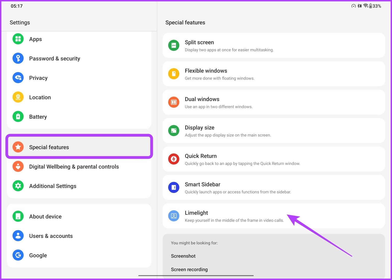 5.-Enhance-your-Video-Calls-Image-1-1536x1100-1 11 من أفضل النصائح والحيل لـ OnePlus Pad التي يجب أن تعرفها