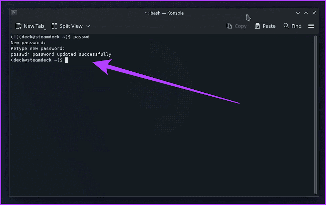 6.-your-new-password-should-be-set كيفية تحسين أداء الألعاب في Steam Deck