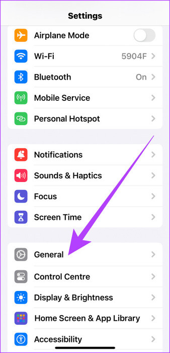 6.1-navigate-to-Settings-General-494x1024-1 6 طرق لإصلاح عدم عمل Apple Music Family Sharing على iPhone