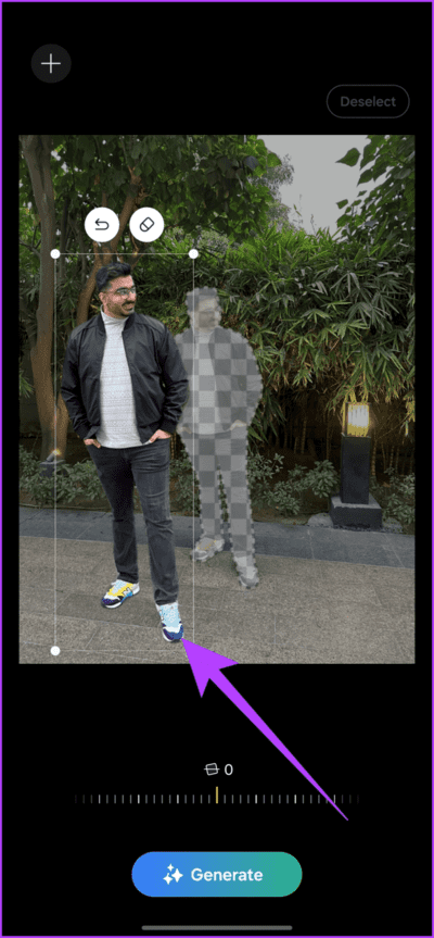 6.4-Once-done-you-can-then-tap-on-hold-on-the-selection-to-move-it-around-resize-it-or-remove-it-by-tapping-on-the-erase-button-1-712x1536-1 11 من أفضل النصائح والحيل لجهاز Samsung Galaxy S24