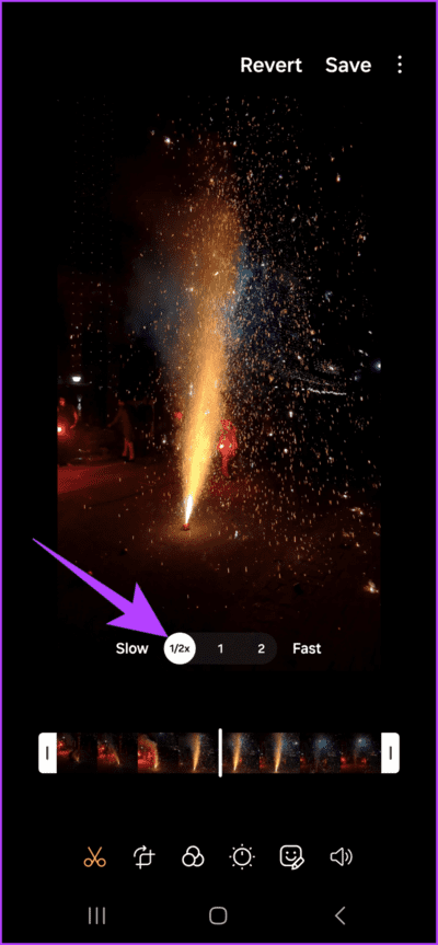 7.3-Finally-select-a-slower-speed-712x1536-1 أفضل 7 نصائح وحيل لكاميرا Samsung Galaxy S24 Ultra