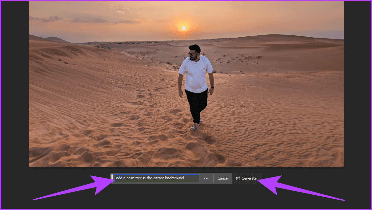 9.-you-can-also-add-custom-prompts-to-add-more-elements-to-the-image-Extend-Images-or-Background-in-Adobe-Photoshop-1 3 طرق لتوسيع الصور (أو الخلفية) في Adobe Photoshop