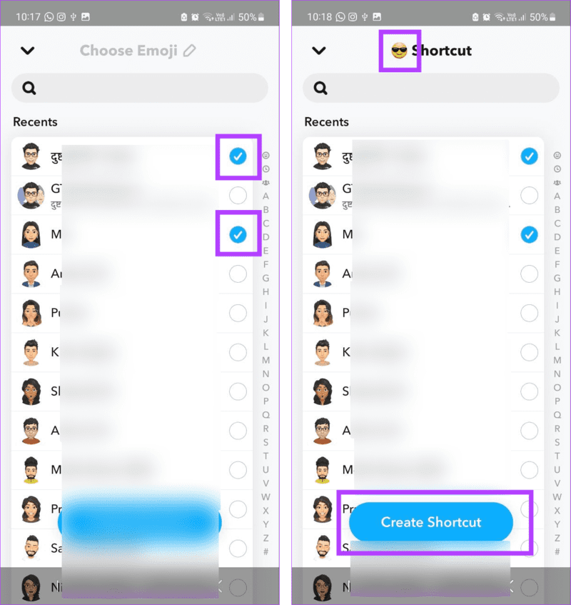 Add-Shortcut-details كيفية إرسال Snap للجميع مرة واحدة على Snapchat
