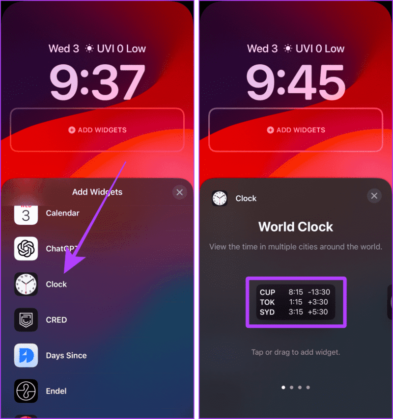4 طرق لإضافة وتخصيص الساعة على شاشة قفل iPhone - %categories