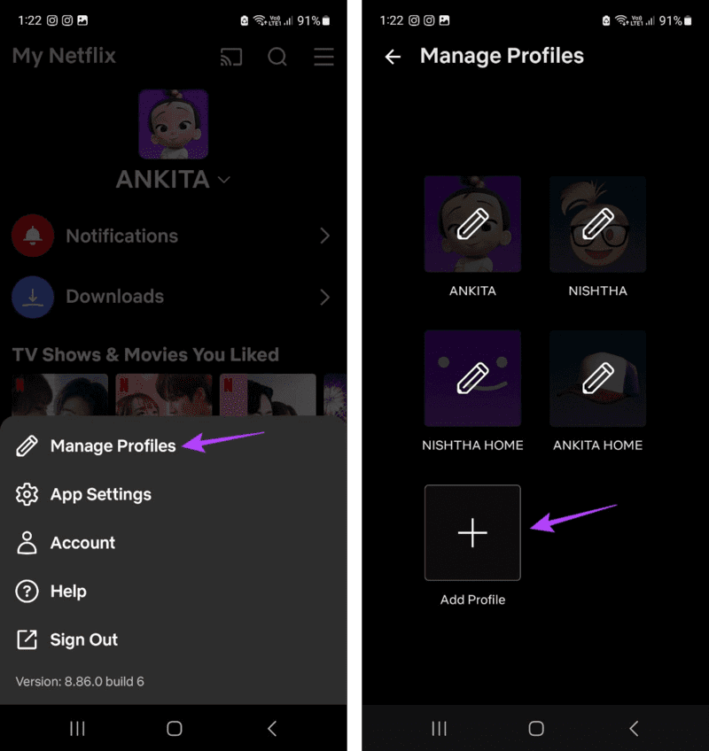 Add-new-profile كيفية إضافة أو حذف ملف تعريف Netflix على الهاتف المحمول وسطح المكتب