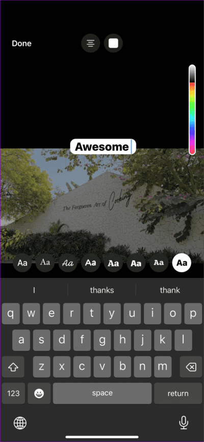 Add-text-to-videos-on-iPhone-10-709x1536-1 أفضل 4 طرق لإضافة نص إلى مقاطع الفيديو على iPhone