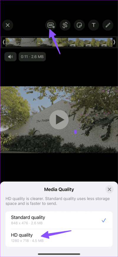 Add-text-to-videos-on-iPhone-12-1-709x1536-1 أفضل 4 طرق لإضافة نص إلى مقاطع الفيديو على iPhone