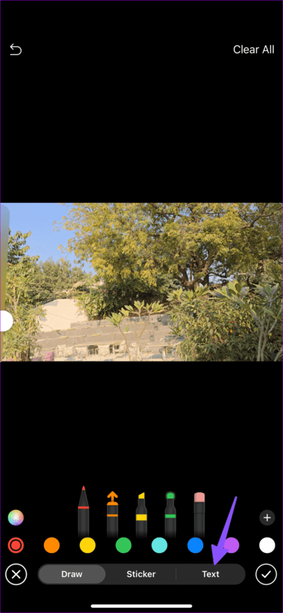 Add-text-to-videos-on-iPhone-16-709x1536-1 أفضل 4 طرق لإضافة نص إلى مقاطع الفيديو على iPhone