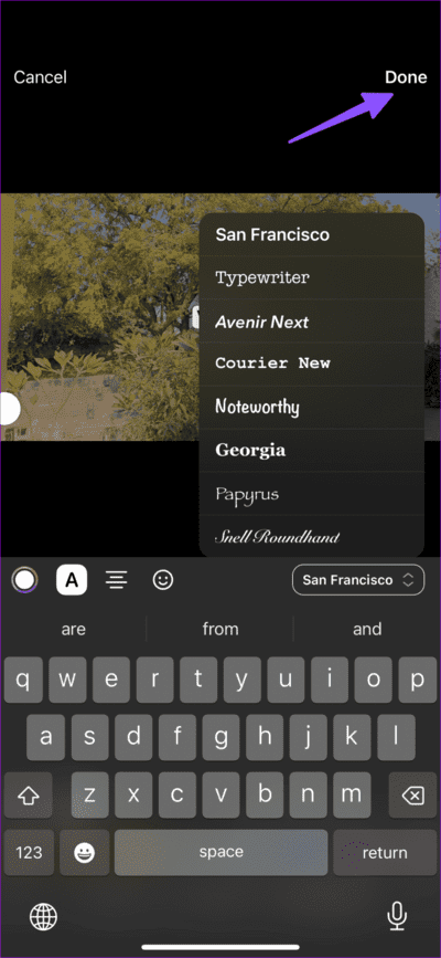 Add-text-to-videos-on-iPhone-17-709x1536-1 أفضل 4 طرق لإضافة نص إلى مقاطع الفيديو على iPhone