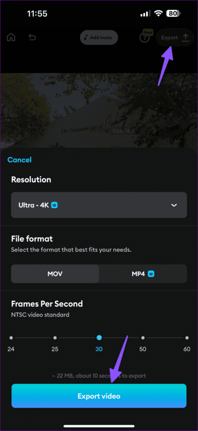 Add-text-to-videos-on-iPhone-23-709x1536-1 أفضل 4 طرق لإضافة نص إلى مقاطع الفيديو على iPhone