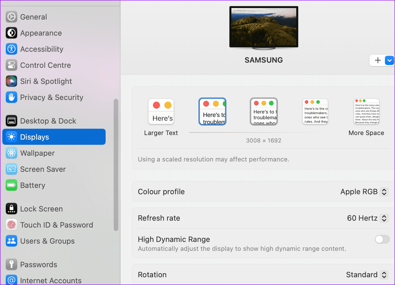 كيفية ضبط دقة شاشة العرض الثانية على Mac - %categories