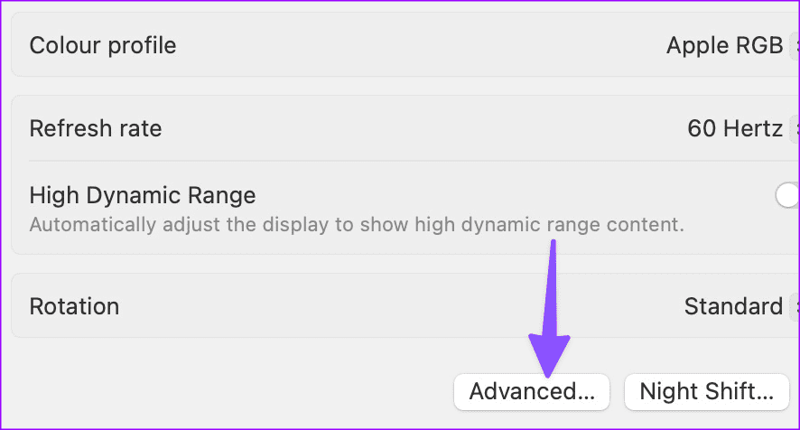 Adjust-Resolution-for-Second-Display-on-Mac-7 كيفية ضبط دقة شاشة العرض الثانية على Mac