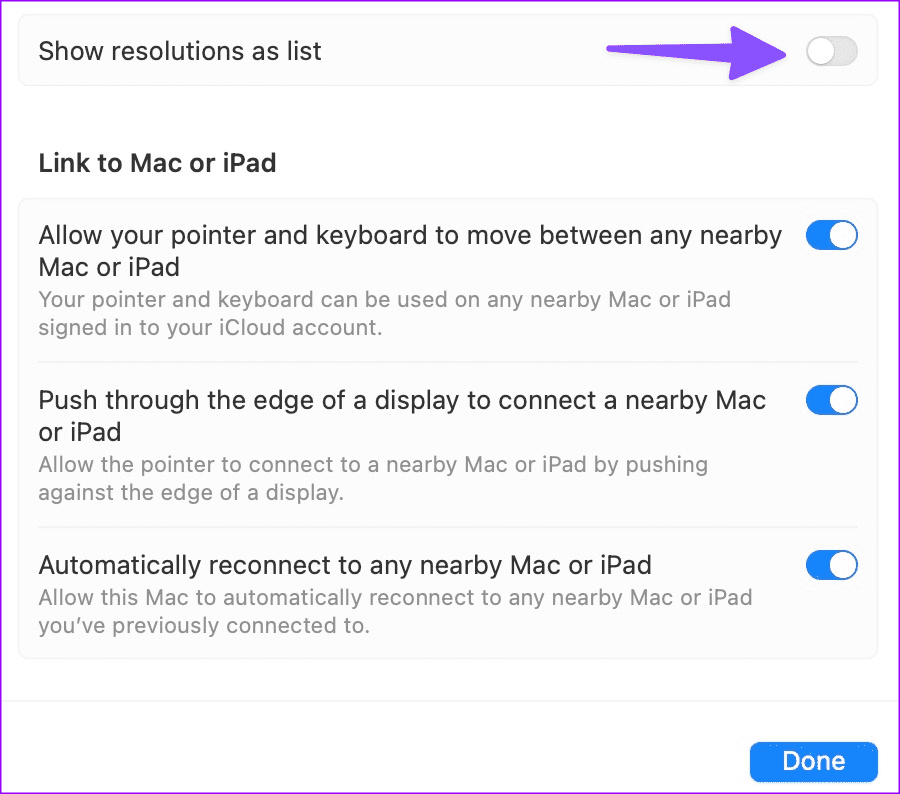 Adjust-Resolution-for-Second-Display-on-Mac-8 كيفية ضبط دقة شاشة العرض الثانية على Mac