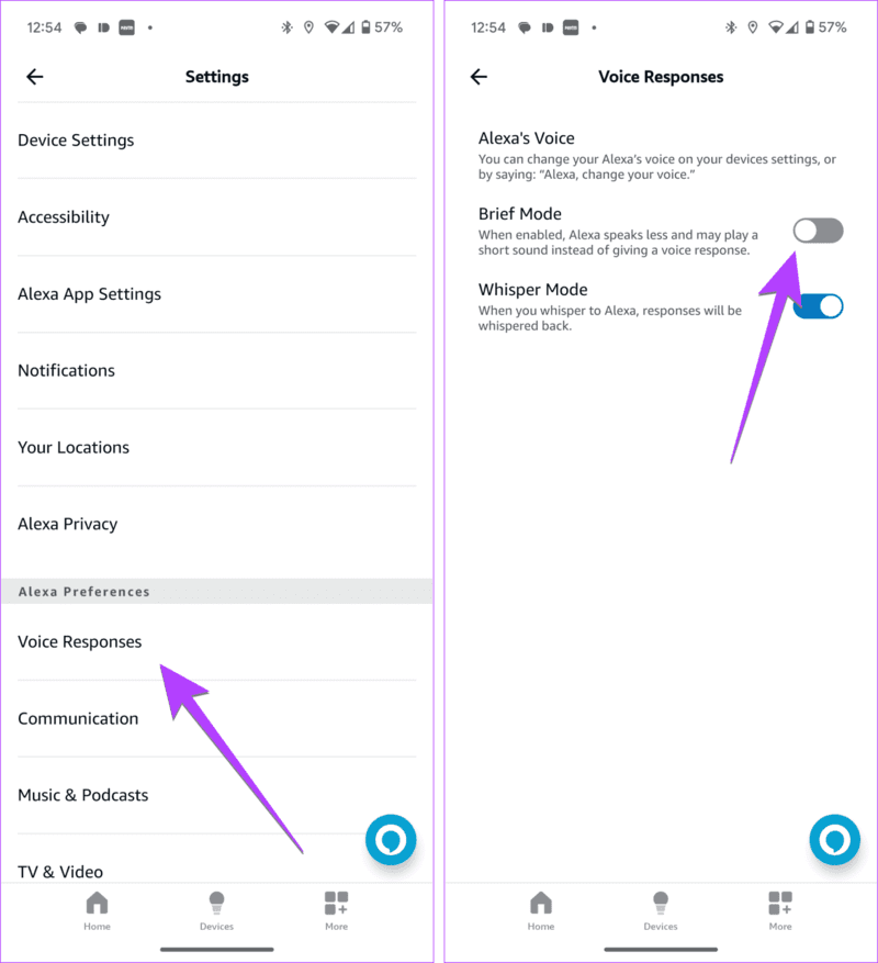 Alexa-brief-mode-off-1401x1536-1 8 إصلاحات لإضاءة Alexa وعدم الاستجابة