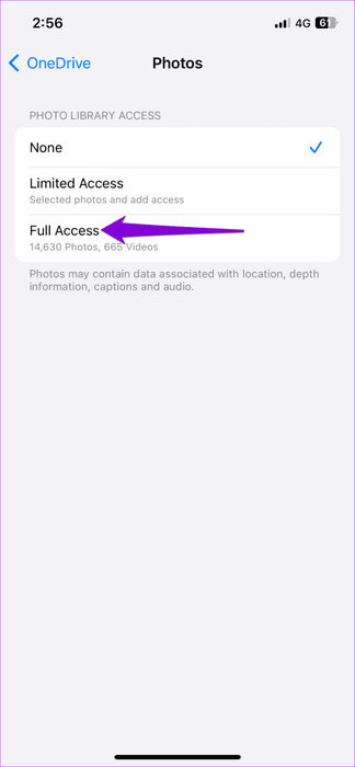Allow-OneDrive-App-Permissions-on-iPhone-474x1024-1 أفضل 9 إصلاحات لعدم مزامنة تطبيق OneDrive على Android وiPhone